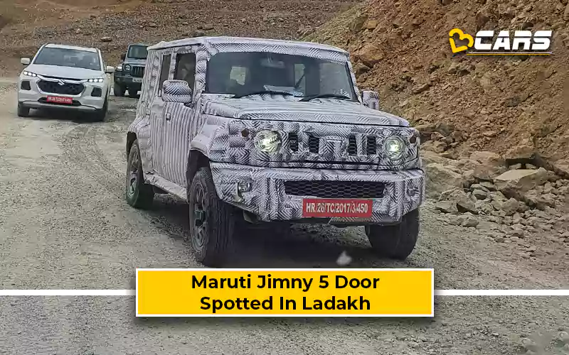 Maruti Suzuki Test The Upcoming Jimny 5 Door In Ladakh